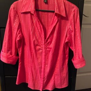 Hot pink blouse